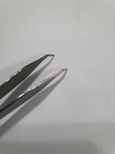 Fórceps de tejido Littlewood, fórceps de instrumentos quirúrgicos hechos de punta de acero inoxidable de calidad alemana de 12 cm - Product Image 5