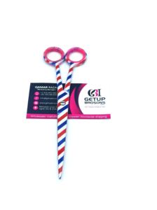 Ciseaux de barbier professionnels GETUP BROSONS IMPEX GBI-BS-1511 à revêtement de papier de qualité supérieure, pointe arrondie et tranchante, manche en caoutchouc, pour droitiers - Product Image 3