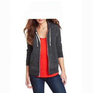 Venta caliente por encargo de las mujeres sudaderas con cremallera 2024 casual de algodón personalizado señoras Sudadera con capucha jogging más tamaño sudaderas con cremallera para las mujeres - Product Image 3