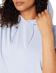 Sudadera con capucha de manga corta para mujer, pantalones cortos con logotipo personalizado, para gimnasio y correr - Product Image 6