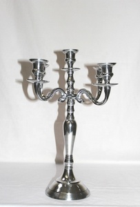 Wholesale Handmade Silver Candelabra High Quality Centerpiece Amazing Design for Ramadan Decorative - Product Image 4