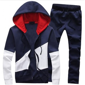 Chaqueta muscular con cremallera completa para hombre, chándal deportivo informal liso de algodón, venta al por mayor - Product Image 1