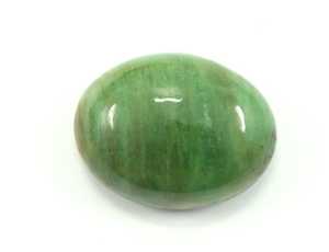 Vente en gros de cabochons à dos plat en émeraude naturelle, perles vertes de forme ovale et lisse, pierres précieuses en vrac pour la fabrication de bijoux - Product Image 3