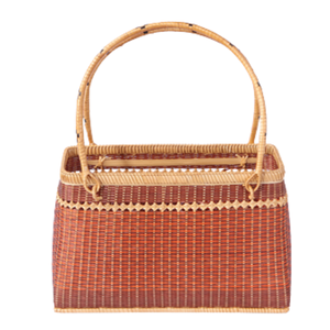 Vietnamese Bamboo Bag for Women Unique Sovernir Gifts Top Handicraft Bags From Bamboo Sticks - Product Image 1