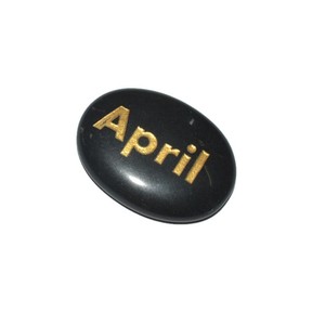 Offre Spéciale sur agate noire avril pierre gravée | Agate noire avril pierre gravée à bas prix pendentif pierre de guérison gravée - Product Image 1