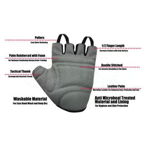 Meilleure vente de gants de gymnastique professionnels en cuir synthétique avec Support de poignet, gants de sport d'haltérophilie - Product Image 5