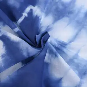 الطبيعي نسيج مصبوغ Shibori التعادل مصبوغ تشغيل النسيج اليد مصبوغ القطن اللباس صنع الملابس المصنوعة يدويا 44 "القطن نسيج مصبوغ