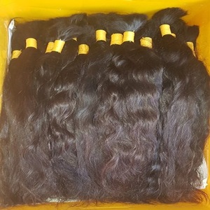 Raw Virgin Extensiones de cabello humano indio sin procesar Natural a granel Complementos de alta calidad para trajes con estilo - Product Image 3