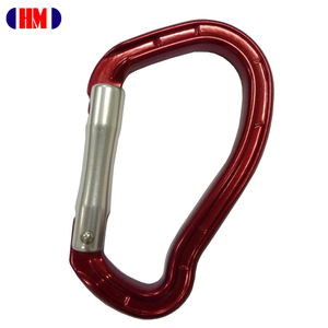 Rock Climbing Hook Safety 25KN Colorful Anodized Aluminum Carabiner For Outdoor Sports - Product Image 1
