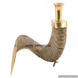 Candelabro de Metal Antiguo para Mesa, Portavelas Decorativo con Diseño de Chip y Dip, Novedad - Product Image 3