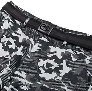 Pantalones Cortos Casuales para Hombre, 100% Algodón, Color Personalizado, Diseño Sólido, Tallas Grandes, con Comodidad Transpirable y Cierre con Cordón - Product Image 3