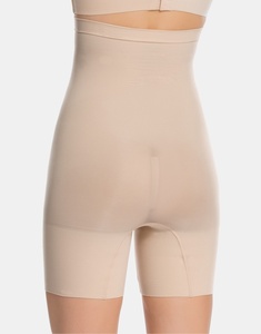 Pantalones cortos moldeadores de cintura media con control de barriga de algodón 100% transpirables para mujer con banda elástica en la cintura - Product Image 3