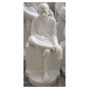 Makrana หินอ่อนแคระบาบาโบราณราคาดีที่สุดรูปปั้นอินเดีย - Product Image 1