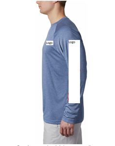 Venta caliente precio barato seco t-shirtss 50 camisa de manga larga de pesca 100% poliéster T camisa para los hombres de abastecimiento de Bangladesh - Product Image 4