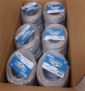 <span class=keywords><strong>Cable</strong></span> de Acero Galvanizado Recubierto de Plástico de 3.2mm 7X7 / <span class=keywords><strong>Cable</strong></span> de Acero Recubierto de Vinilo <span class=keywords><strong>para</strong></span> Cuerdas de Tender Ropa / Tirolinas - Product Image 4