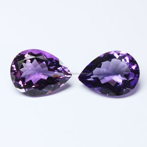 Pierre précieuse améthyste en vrac, forme carrée, semi-précieuse, taille princesse calibrée, pierre de naissance en vrac de haute qualité, vente en gros - Product Image 2