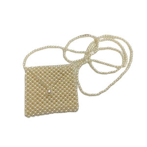 Bolso de perlas pequeñas de moda con correa larga - Product Image 1