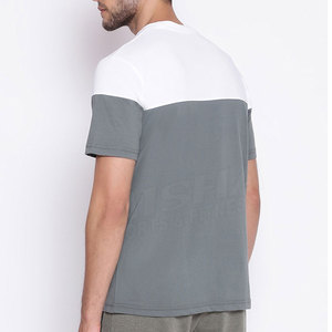 OEM Últimos diseños de alta calidad de los hombres casuales camisetas al por mayor de bajo precio de fabricación superior - Product Image 3