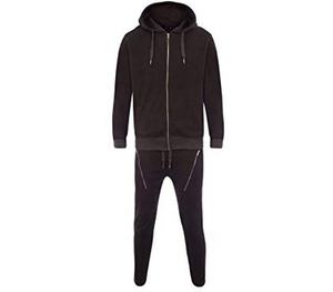 Chándal Deportivo Informal de Primavera con Capucha de Felpa Técnica Personalizada de Algodón y Poliéster Unisex de Talla Grande - Product Image 5