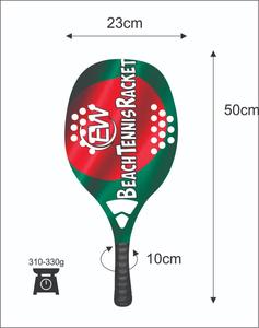 Raquetas de Tenis Playa Personalizadas, Raqueta de Pádel de Fibra de Carbono y Vidrio, Cara de 20 mm, Peso 310-330 g, Combinaciones de Colores y Logotipos Personalizados - Product Image 3