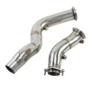 Edelstahl Downpipes für 2014-2019 BMW F80 F82 M3 M4 & S55 Motor Unten Rohr Edelstahl Downpipes - Product Image 3