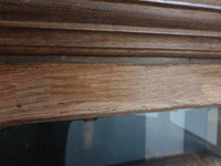 Meuble moderne en bois massif et en verre, vitrine de salon antique, vitrine en verre