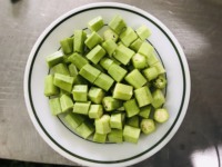 Bevroren Okra Frozenokra Groothandel Eenvoudig Te Eten Bevroren Verse Kwaliteit Okra Groenten Fruit