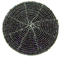 Articat — dessous de verre perlés, diamant indien, décoration, Table exportation, BC0046