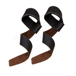 Correas de cuero cómodas de alta calidad para gimnasio, correas de cuero para levantamiento de pesas - Product Image 3