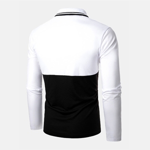 เสื้อโปโลแขนยาวสำหรับผู้ชาย,เสื้อโปโลแขนยาวปักโลโก้ตามสั่ง - Product Image 3