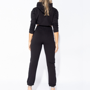 ชุดนักวิ่งธรรมดา/ว่างเปล่า,ชุดลำลองผู้หญิงเสื้อครอปพร้อมแขนยาว - Product Image 2