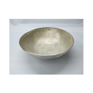 Cuenco decorativo de acero inoxidable, cuenco de lujo único hecho a mano para servir frutas secas, frutas, vintage, moderno e informal - Product Image 3