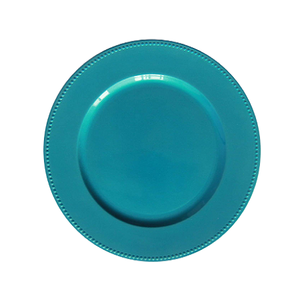 Design simple couleur bleue sous une assiette de qualité supérieure forme ronde servant des aliments sous une assiette pour les meilleures ventes - Product Image 2