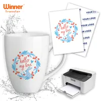Winnaar Overdracht Film Gratis Water Transfer Papier Zelf Wieden A3 Water Transfer Sticker Voor Diy Tumbler, Mok, glas Decals