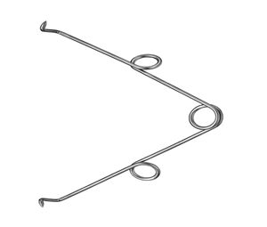 เครื่องมือผ่าตัด Self ยึด Retractors Grieshaber ฤดูใบไม้ผลิ Retractor 8.5ซม.1X1 Prongs สแตนเลส CE ได้รับการอนุมัติ - Product Image 2