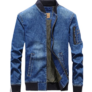 Chaqueta vaquera Vintage para hombre, abrigo informal liso, ropa de pie, novedad - Product Image 3