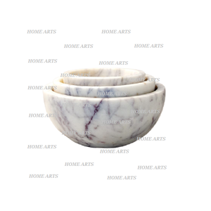 Exclusive Quality Marble <b>Dessert</b> <b>Bowl</b> Customized Size Round Shape Food Serving <b>Bowl</b> <b>For</b> Home Hotel Use - Product Image 3