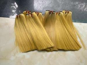 Peluca de cabello humano de alta calidad color rubio súper doble dibujado cabello crudo vietnamita de alta calidad - Product Image 5