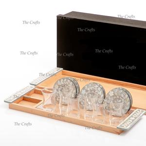Plateau de service de dessert de conception attrayante dans le plateau de service de nourriture en bois avec le caboteur pour l'utilisation de maison et de restaurant - Product Image 2
