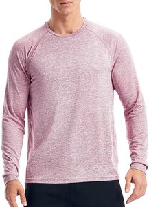 Camiseta Deportiva de Manga Larga, Ajustada, Económica, Unisex, de Nailon/Algodón, Tela Inteligente Transpirable, Venta al Por Mayor de Ropa de Alta Calidad - Product Image 3