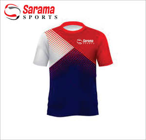 Personnalisé unisexe 100% polyester sublimé chemise de softball à manches courtes respirant et grande taille pour adultes motif animal blanc - Product Image 3