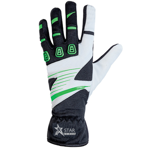 Guantes de carreras transpirables para conducción de kart, accesorios personalizados para kart, bordado, OEM, proveedor de paquistaní - Product Image 1