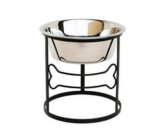 Copper <b>Dog</b> And Cat <b>Food</b> Bowl With Iron <b>Stand</b> Classic Design <b>Dog</b> Feeding Bowl For Garden Decor Accessories - Product Image 2