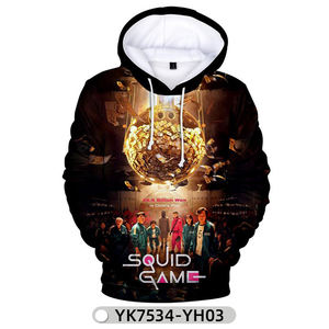 Sudadera con capucha de gran tamaño para hombre y mujer, ropa Unisex personalizada con estampado de sublimación simple, venta al por mayor - Product Image 4