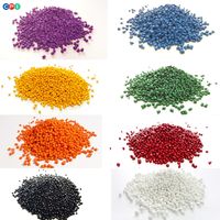 Masterbatch de la Mejor Calidad en Colores Verde/Rojo/Amarillo/Azul/Naranja, 30-37% Pigmento, LDPE/LLDPE, Certificado ISO 9001, para Inyección y Soplado de Películas