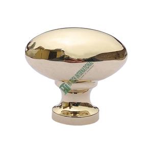 ลูกบิดทองเหลืองรูปวงรีสำหรับตู้,ลูกบิดทองเหลืองสีทองทองเหลืองขัดเงาลูกบิดลิ้นชักโลหะสำหรับตู้ขนาดเล็กผลิตในอินเดียตามสั่ง - Product Image 1