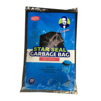Bolsa de Basura Personalizada con Certificación ISO9001, Impresa en Huecograbado, con Fuelle Lateral, Sellado Estrella en la Base, Colores Personalizados, Ecológica