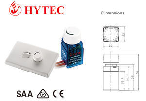 HYTEC AC 220-240V 50Hz Commutateur manuel Gradateur 10-200 VA Bord de fuite 220V Tension 400W Charge maximale Certifié CE SAA pour le bureau à domicile - Product Image 6