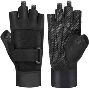 Vente chaude Respirant Durable Polyester Exercice Demi Doigt Formation Fitness Gants Usage Professionnel Haltérophilie Gym Workout - Product Image 1