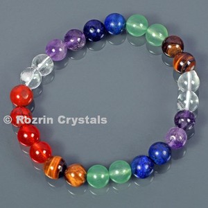 Seven Chakra Agate Carved Love Pendant for Men Women Crystal <b>Healing</b> Natural Stone 8mm - Product Image 1